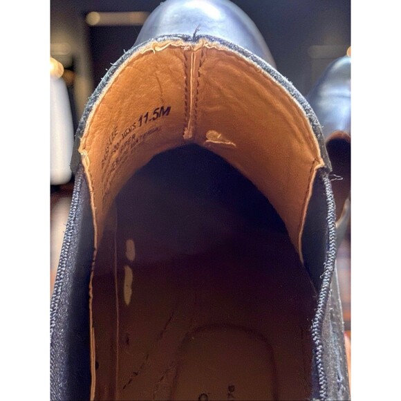 G H Bass Leather Chelsea Boots Mens 11.5 M Black